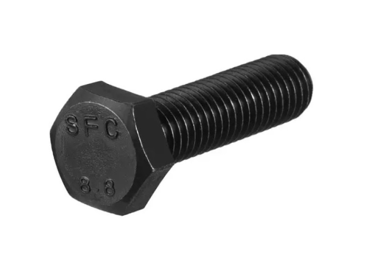 Bulong Đầu Lục Giác Thép Đen 8.8 DIN933 M8x25