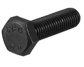 Bulong Đầu Lục Giác Thép Đen 8.8 DIN933 M8x25